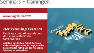 Kaartverkoop Teaming Festival via Managementboek.nl is gestart!